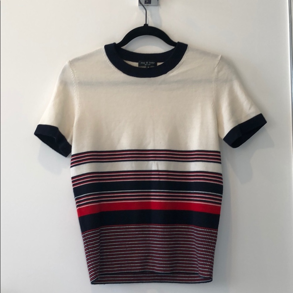 Striped T shirt Blouse
